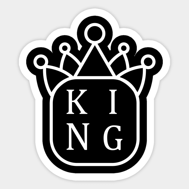 King's Crown Sticker by SkelBunny